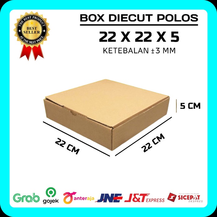 

Kardus Die Cut Pizza Polos 22x22x5 Cm Single Wall, Kardus Tebal, Kardus Baru, Kardus Murah, Kardus untuk Packaging