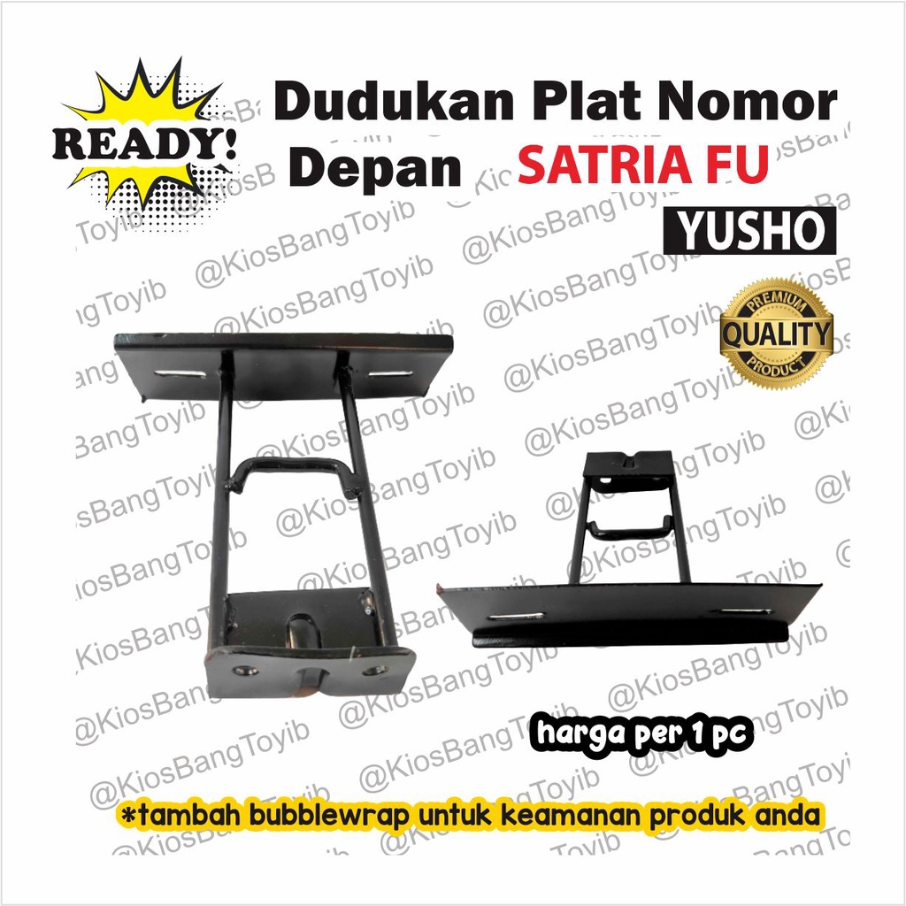 Tempat Dudukan Cover Plat Nomer Nomor Depan Motor SATRIA FU (Yusho)