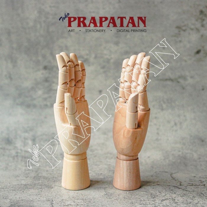 

Manekin tangan / Manekin kayu / Hand Mannequin 20cm / 8 inch - Tangan Kiri