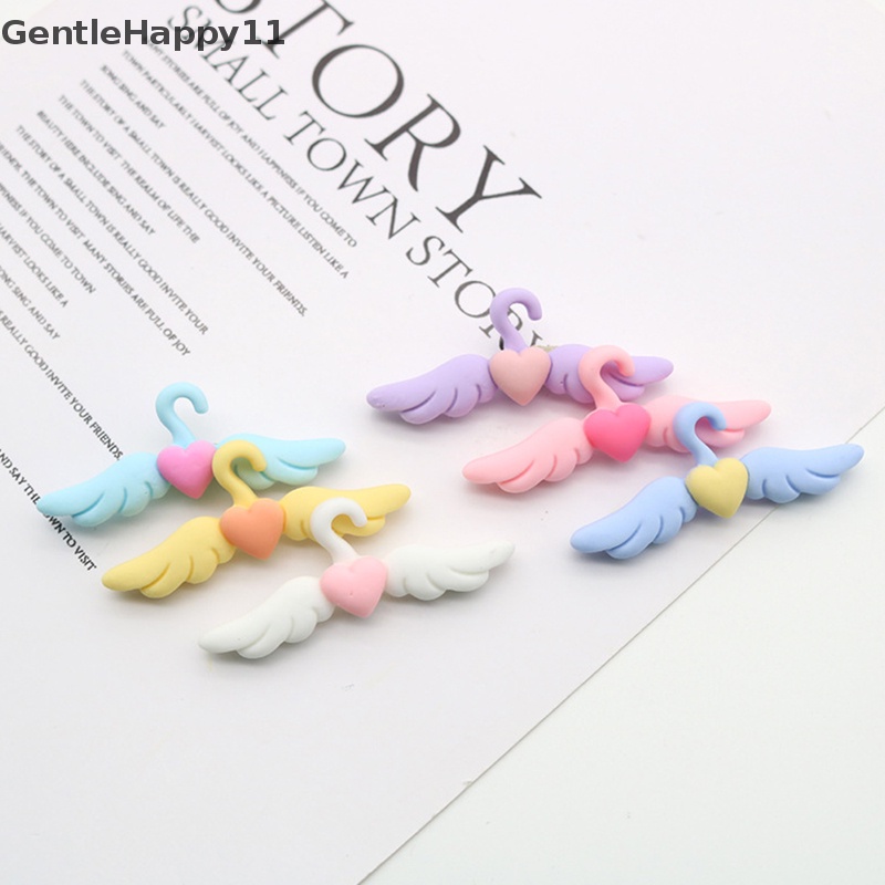 Gentlehappy Ornamen Dekorasi Rumah Boneka mini love Sayap Gantungan model shoog scene props id