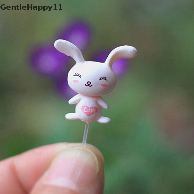 Gentlehappy Mini Pin Tetap Fairy Garden Miniatur Gnomes Terrariums Patung Kerajinan Resin Untuk Aksesoris Dekorasi Rumah id