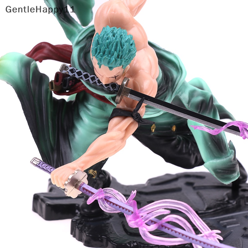 Gentlehappy 16cm Anime Figure Roronoa Zoro Action PVC Anime Model Patung Dekorasi Mainan id