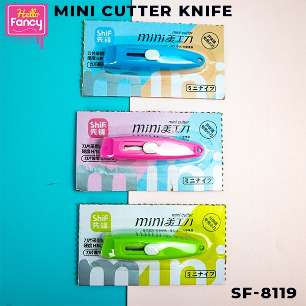 

Mini Cutter Knife portable / Pemotong Kertas / Paper Cutter 1 Pcs