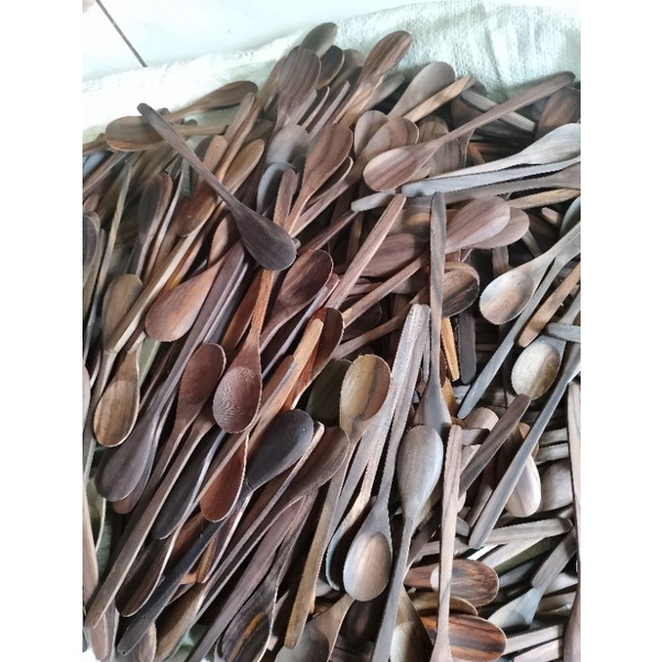 Sendok Es Kayu Panjang Bahan Minimalis
