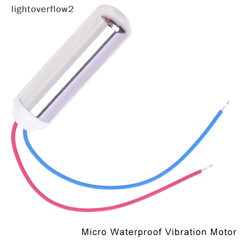 [lightoverflow2] 18000rpm DC Coreless Motor Built-in Getaran Tahan Air Getar Motor Untuk Sikat Gigi Elektrik Mainan Bagian 7x25mm [ID]