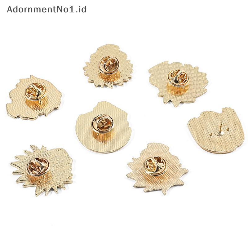 [AdornmentNo1] Pin Enamel Kartun Anime Bros Ransel Baju Lencana Perhiasan Aksesoris Hadiah Untuk Teman [ID]