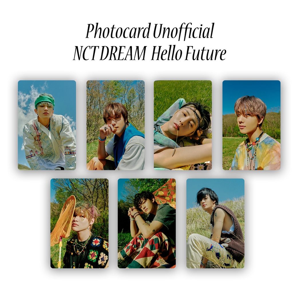 

photocard nct dream hello future / pc unoff nct dream / mark renjun jeno haechan jaemin jisung chenle