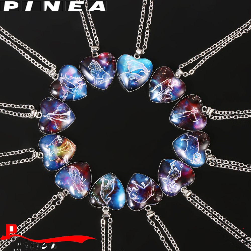 Kalung Konstelasi Nanas Double Face Fashion Hadiah Ulang Tahun Terbaik Leo Libra Scorpio Sagitarius