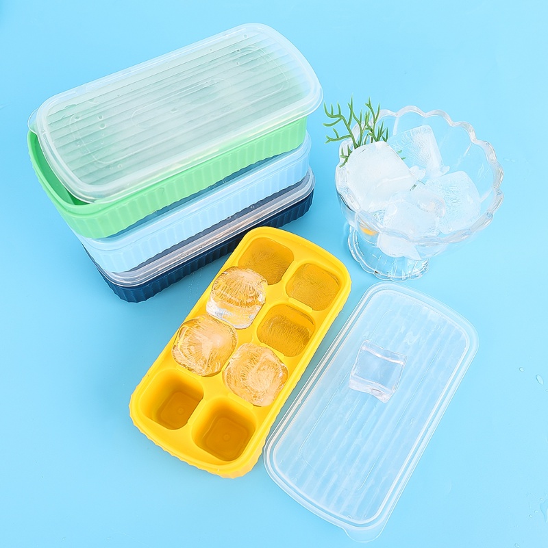 Cetakan Es Batu Kotak 8kisi/gadget Dapur Minuman Jus Ice Block Maker