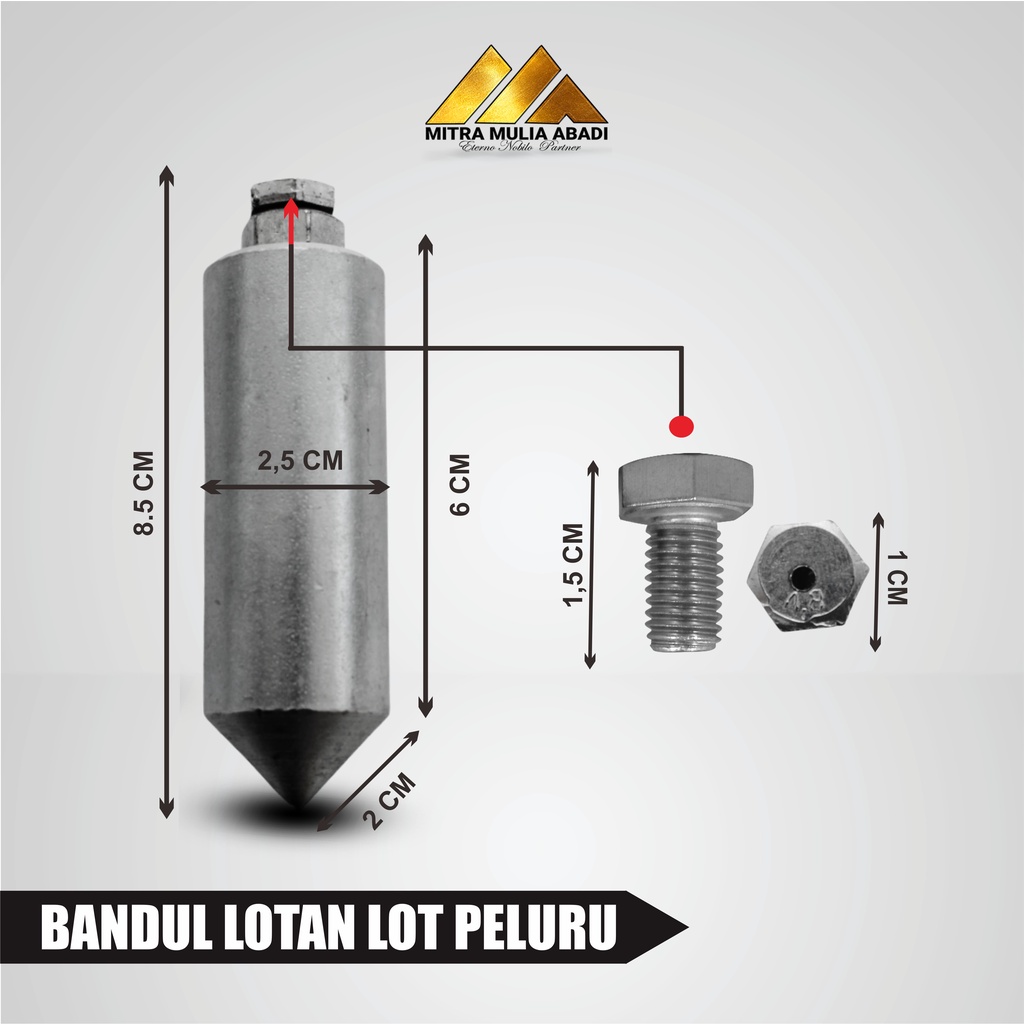 Bandul Tukang / Bandul  Lotan / Lot Lotan Peluru 300 gram