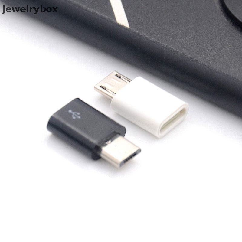 [jewelrybox] 1pcs Konektor Konverter Tipe C Female To Micro USB Male Untuk Ponsel Android Adapter Butik