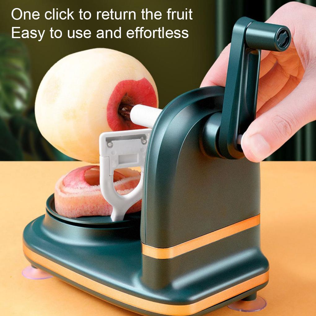 Fruit Slicer Peeling Hand-cranked Potato Peelers Self Assemblyly Rotating Labor Saving Household Alat Pengiris Kantor