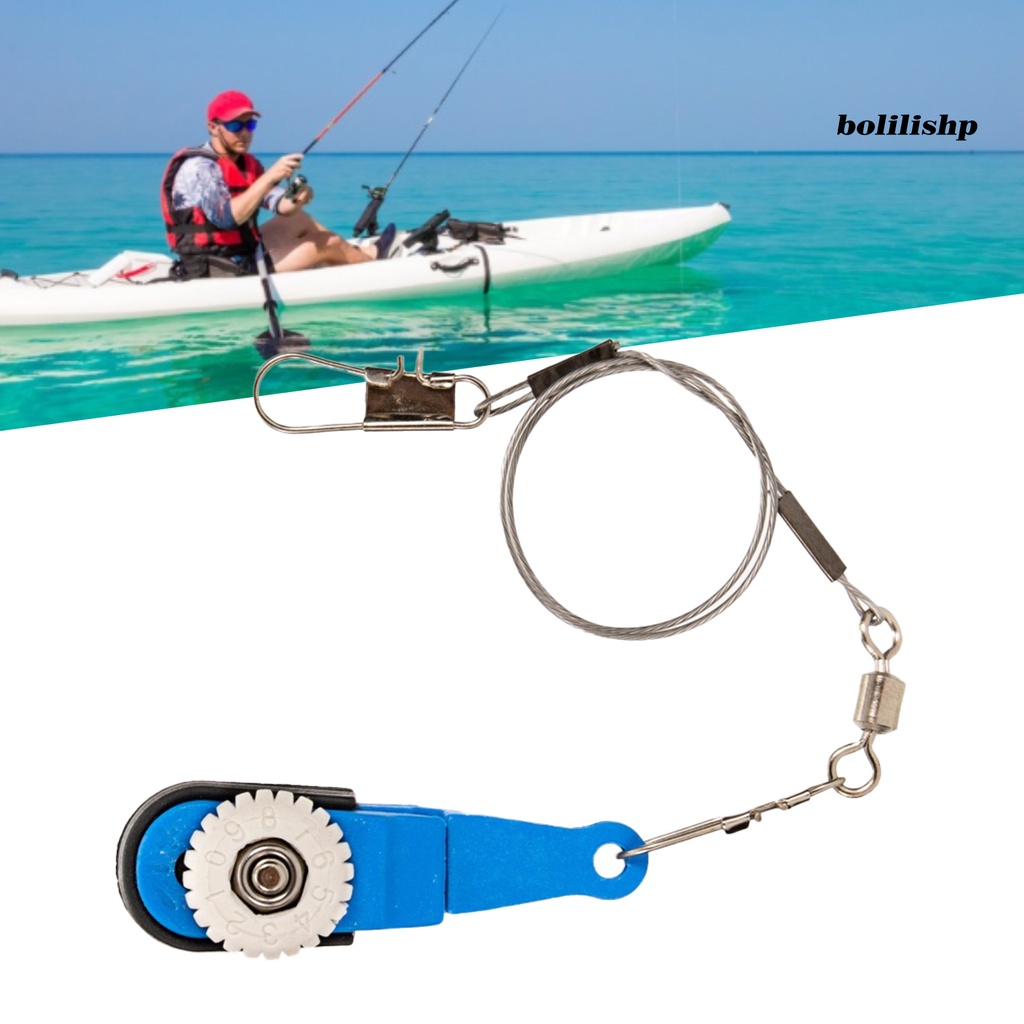 Bo-jepit Mancing Dapat Digunakan Kembali Mudah Dengan Cincin Gantung Adjustable Angling Nylon Heavy Tension Troli Memancing Klip Untuk Memancing Di Luar Ruangan