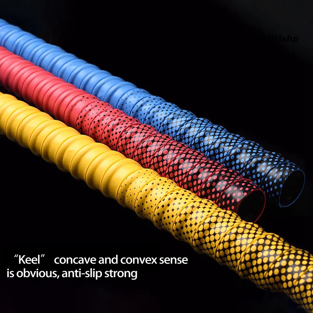 Bo-1 Roll 1.8 M Grip Winding Strap Resilient Non-slip Moisture-wicking Gradient Mempesona Pancing Grip Wrap Band Alat Pancing