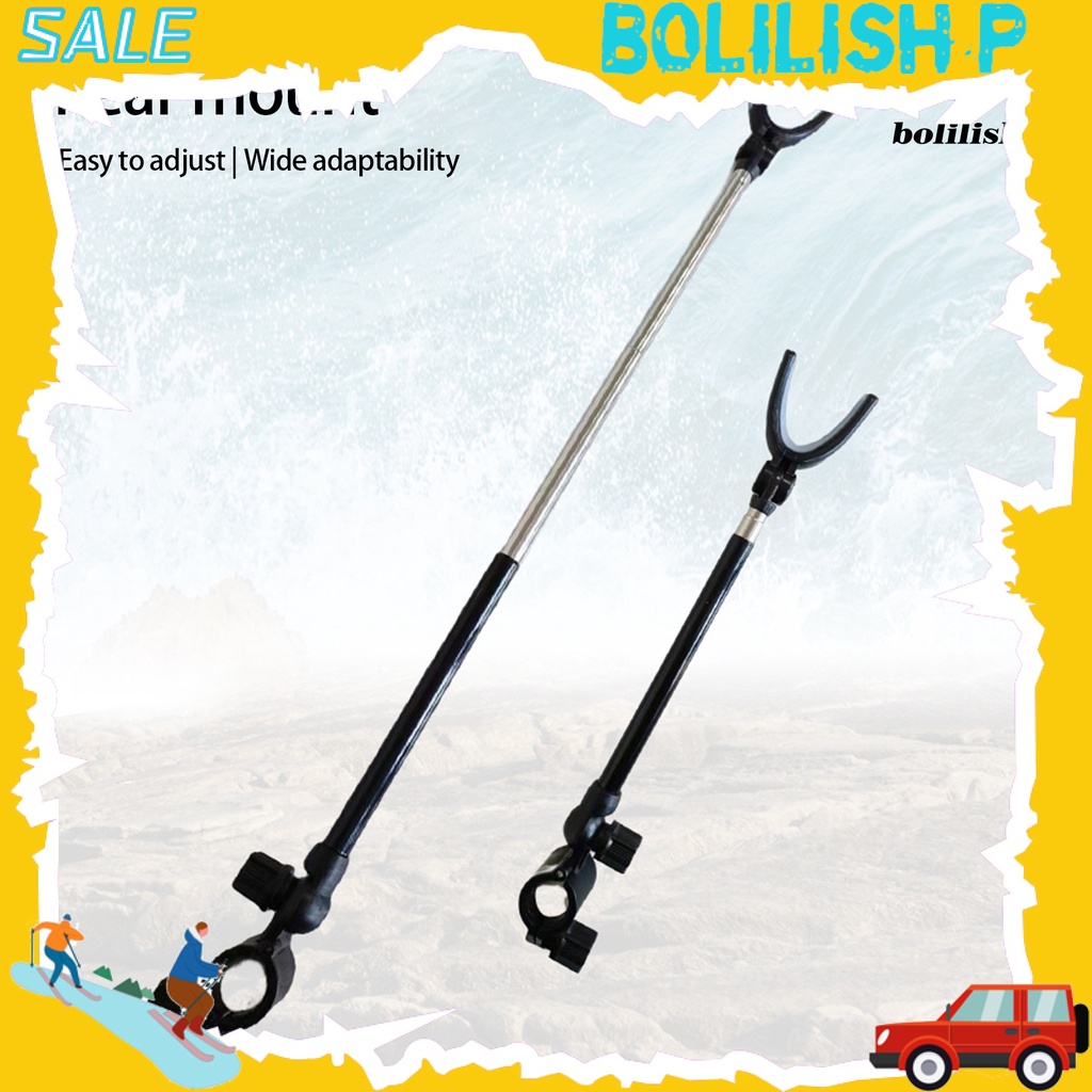 Bo-fishing Rod Stand Stretchable Rotasi 90derajat Pengencang Firm Quick Release Fix Pancing Bracket Gantung Belakang Angling Tools