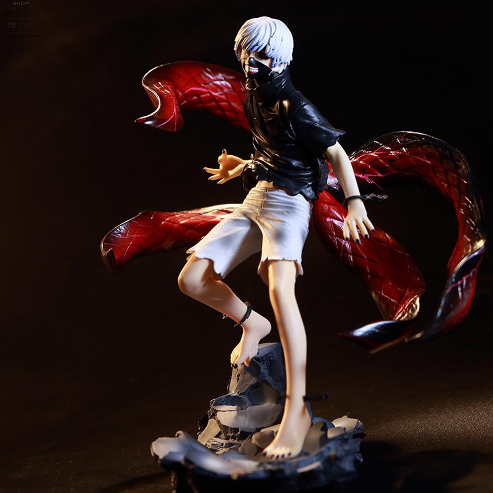 Mainan Model Dekorasi Anime AUGUSTINA Tokyo Ghoul Skala1Per8 2kepala Action Figure