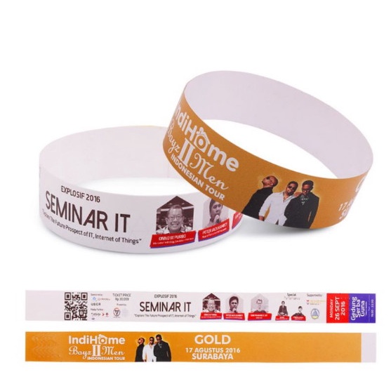 Tiket gelang event /Gelang Tiket Acara / Gelan Tiket konser Custom