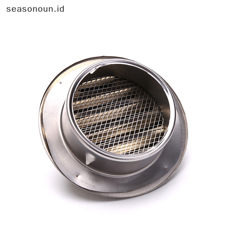 Seasonoun 1pc Stainless Steel Dinding Plafon Ventilasi Udara Ducg Ventilat Exhaust Grille.