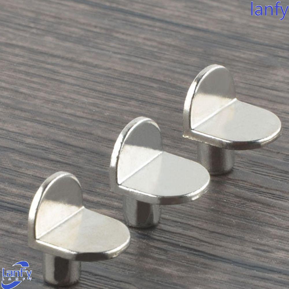 Lanfy Shelf Bracket 5mm Metal Peralatan Peningkatan Rumah Untuk Rak Kaca Shelves Seperator