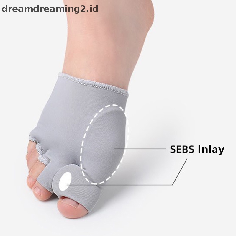 (drea) 1pasang Pemisah Jari Kaki Valgus Bunion Corrector Feet Tulang Thumb Adjuster Pedicure//