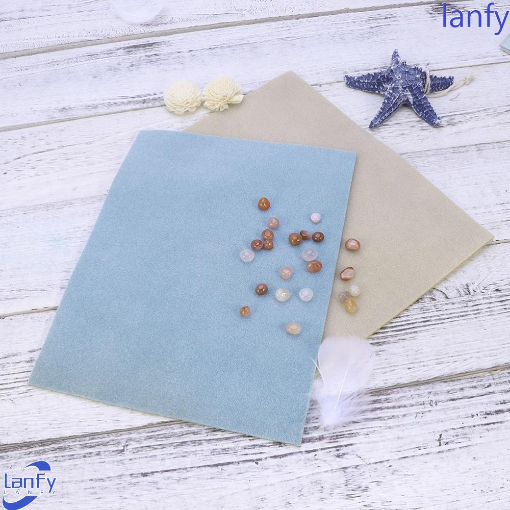 Lanfy Bead Mat Non-slip Manik-Manik Lembut Scattered DIY Untuk Membuat Perhiasan Flocking Mat