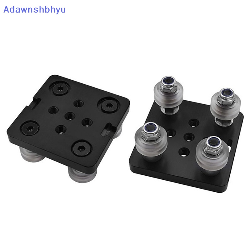 Adhyu 3D Printer V gantry plat set slide plate pulley Untuk Roda V-slot 2020/2040 ID