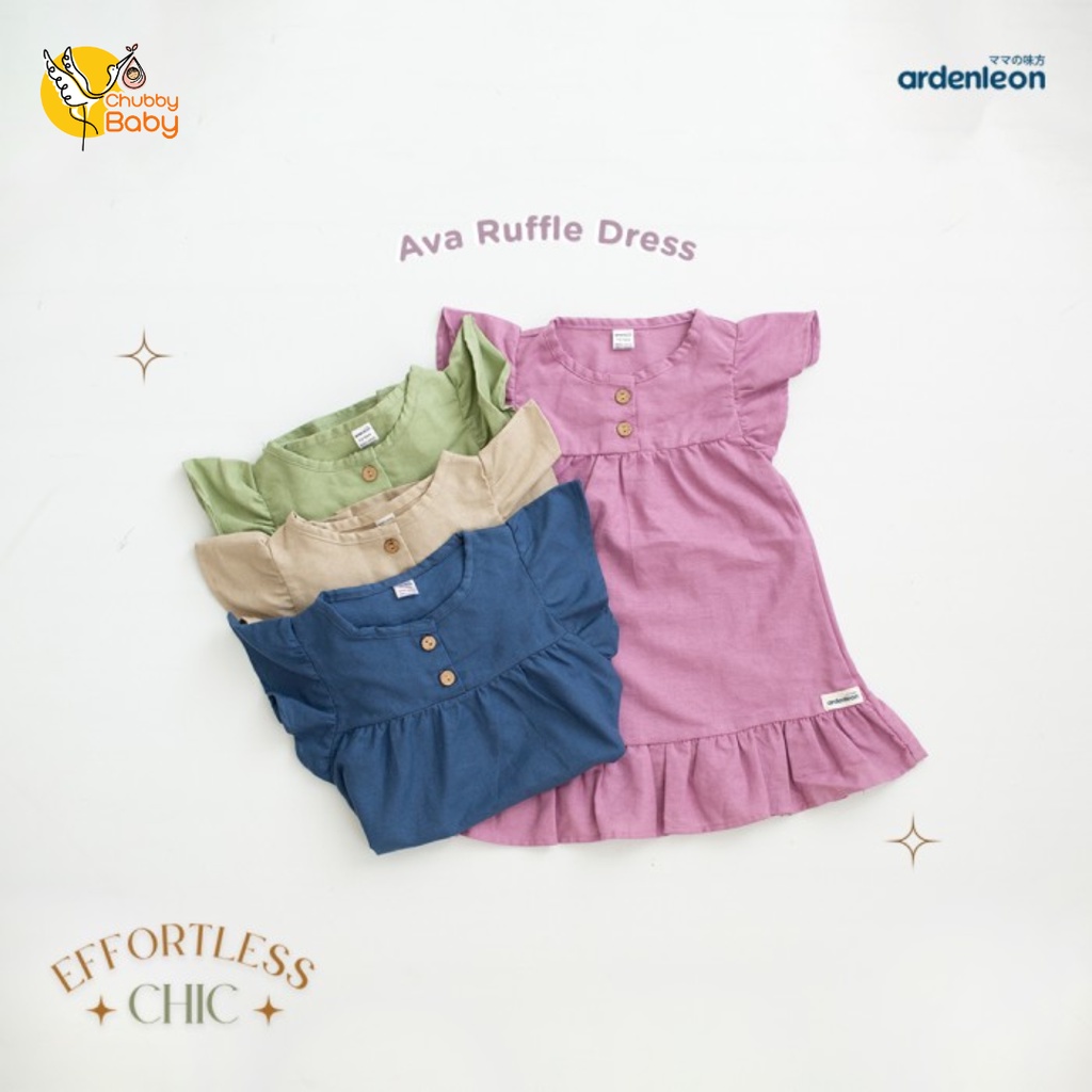ARDENLEON  - Ava Ruffle Dress | Dress Anak Perempuan