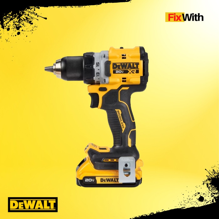 Mesin Bor Baterai DeWALT DCD800D2T 20V Cordless Drill Driver DCD800