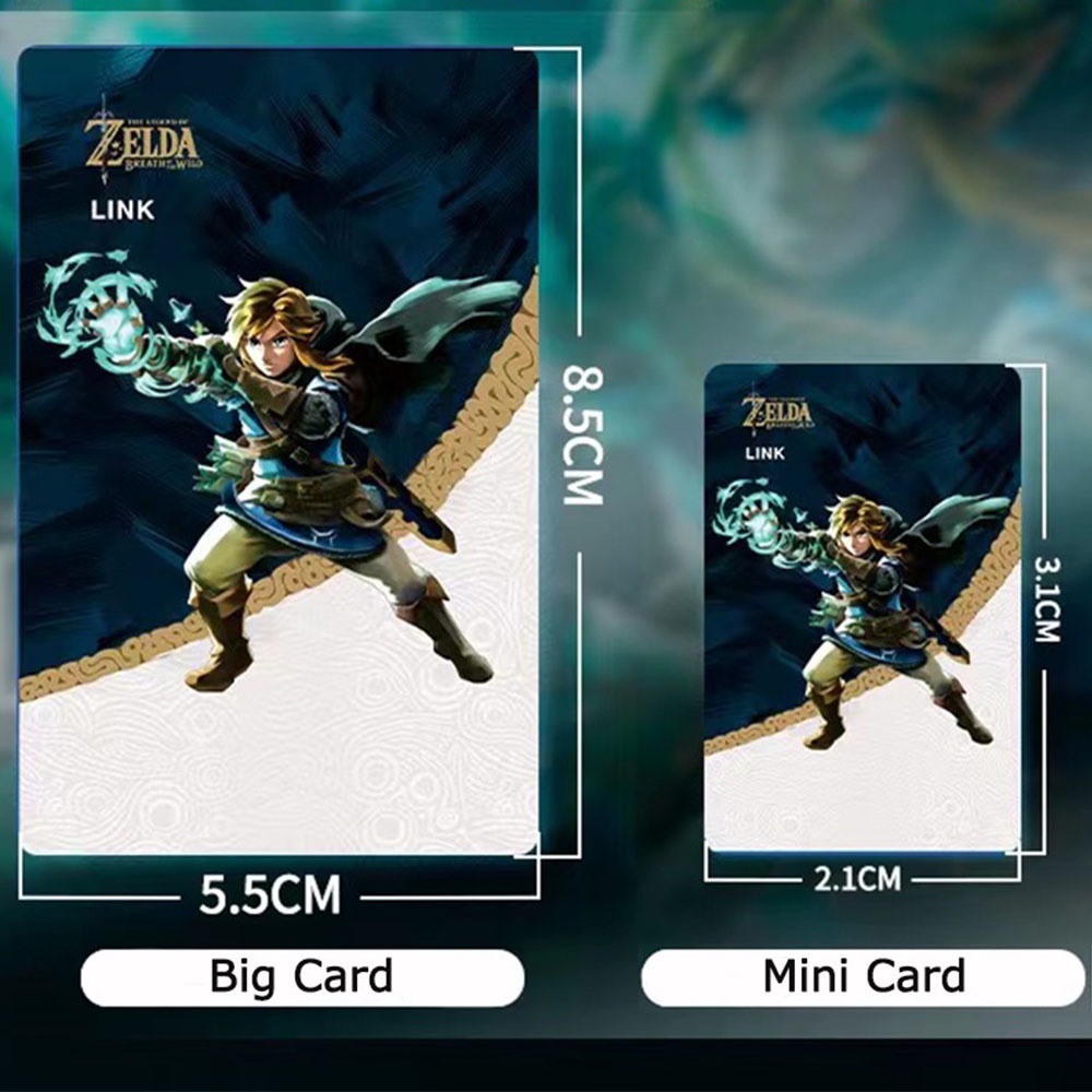 Switch Amiibo Cards Zelda: Tears of The Kingdom Switch NFC Kartu Game Zelda Amiibo Card 1PCS