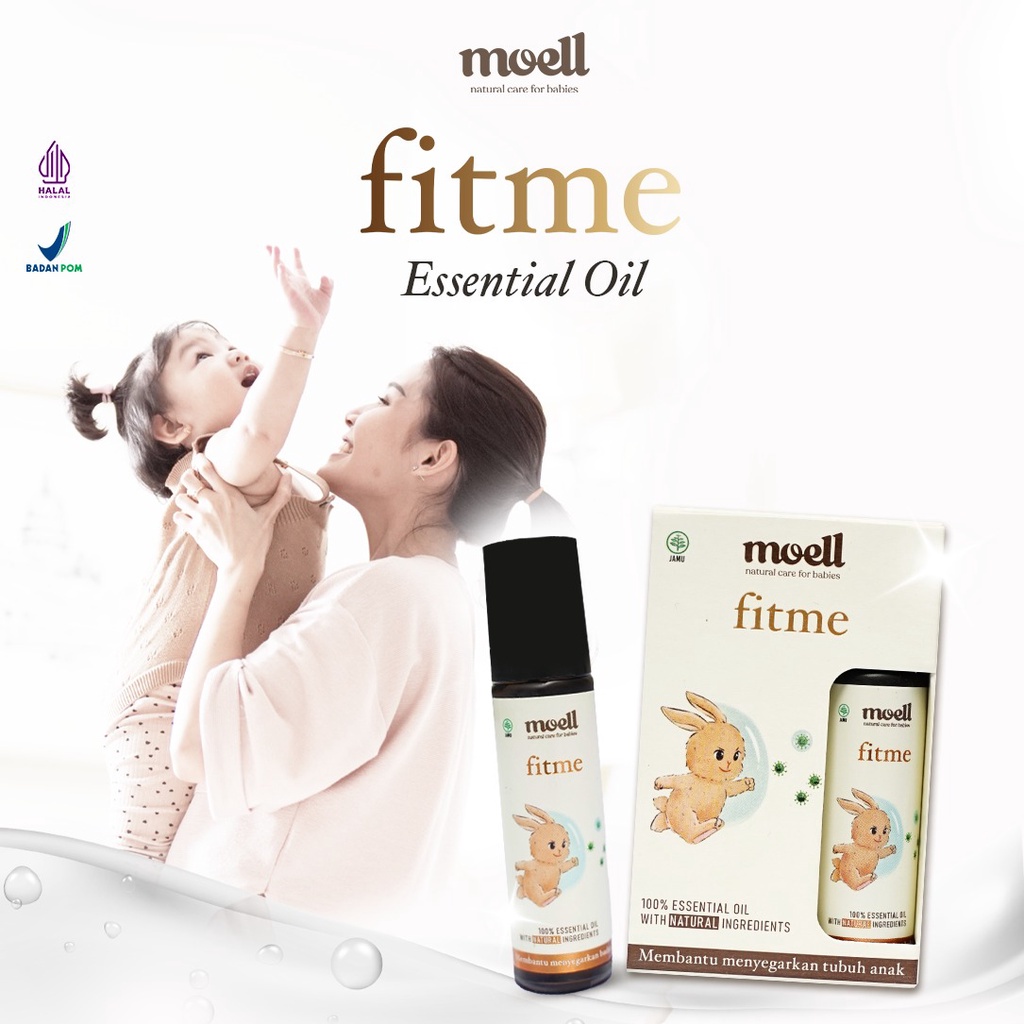 Moell Essential Oil Baby And Kids Pereda Batuk Pilek Aromatherapy