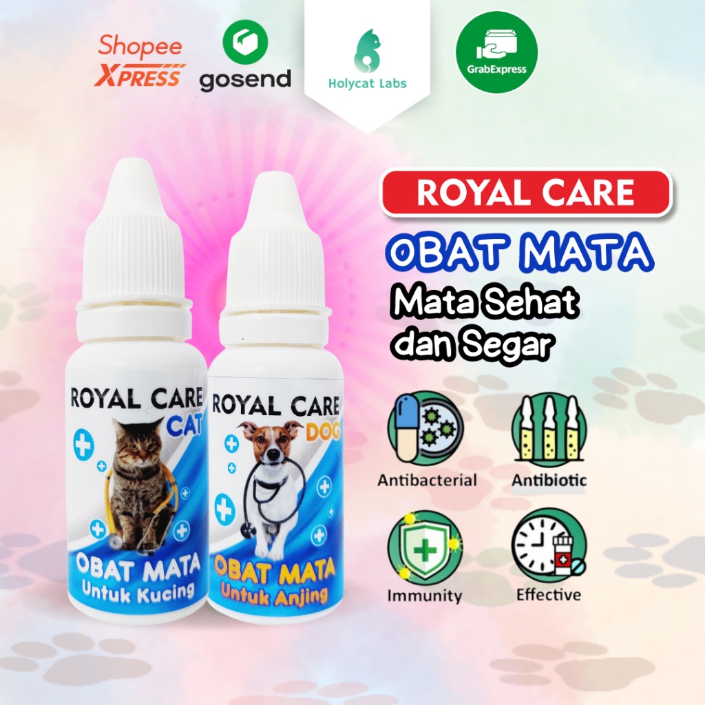 Obat Mata tetes Kucing Royal Care Cat 10 ML Ampuh Mengobati Iritasi Mata