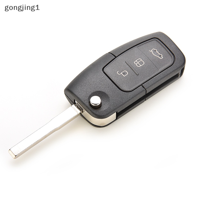 Ggg Flip Remote 3tombol Key Shell Holder Cocok Untuk FORD Focus Fiesta Case Pengganti ID