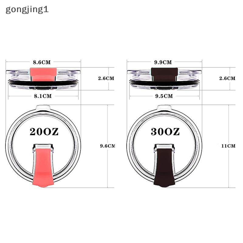 Ggg 1Pc Tutup Anti Tumpah Untuk 20dan30oz Yeti Lid Cocok Tumbler Dan Lainnya Pengganti Tumbler Anti Tumpah Tutup Gelas Drop Shopping ID