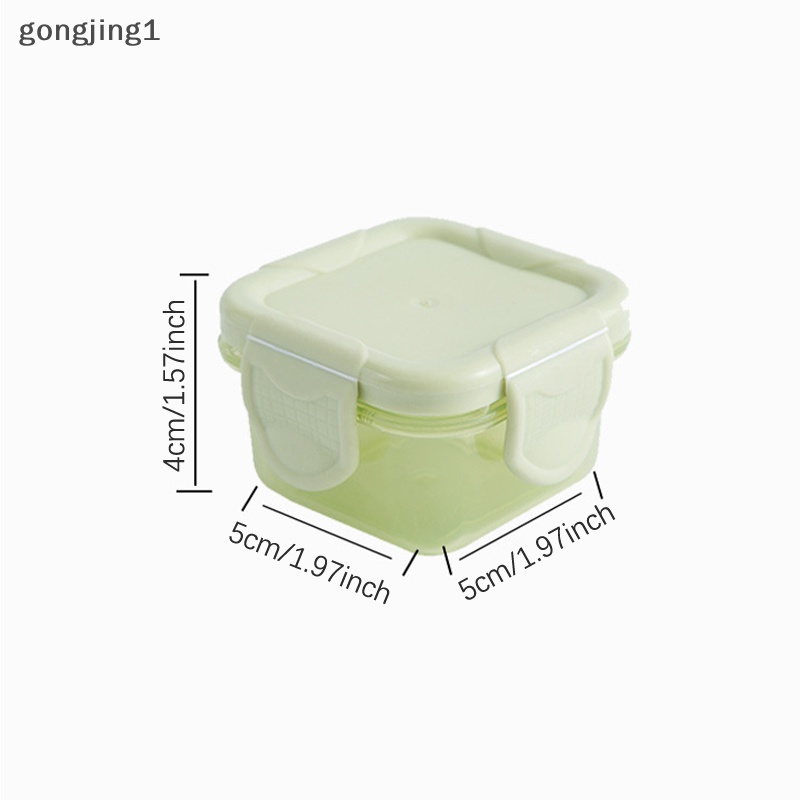 Ggg 60ml Leak Proof Reusable Food Storage Wadah Plastik Aksesoris Dapur ID