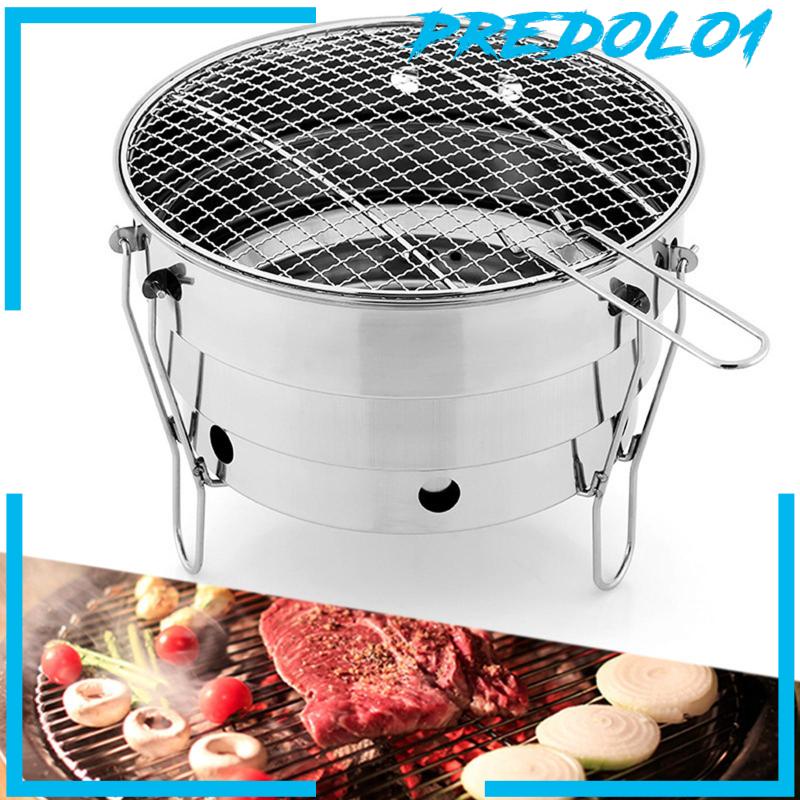[Predolo1] Panggangan BBQ Lipat Barbekyu Kecil Untuk Memasak Hiking Traveling