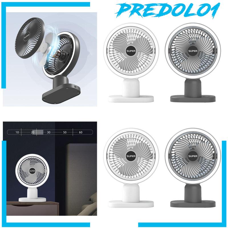 [Predolo1] Kipas Angin Meja Kecil 120 Adjustment Silent Fan Kipas Angin mini Untuk Rumah Indoor