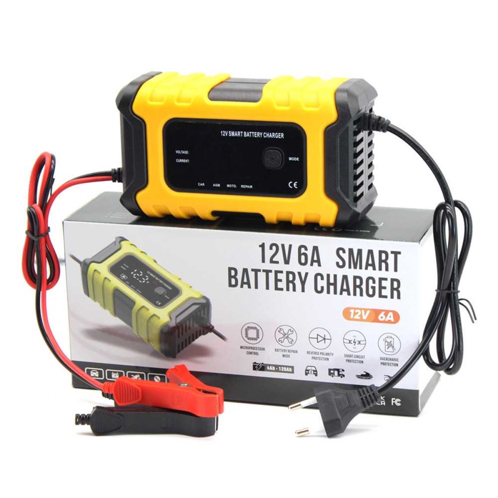 Charger Aki Accu Baterai Kendaraan 12V Mobil Motor Repair Mode 4-120aH