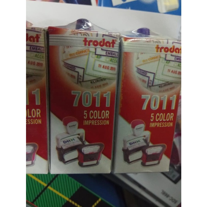 

Tinta Stempel Trodat 7011 (Warna: Hitam, Biru, Merah, Hijau, Ungu)