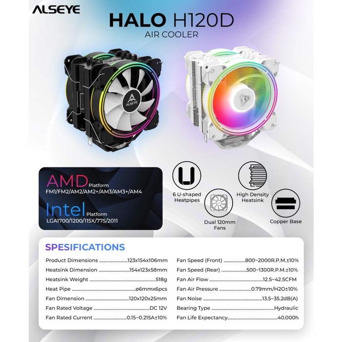 Alseye HALO H120D RGB / Alseye H120D White