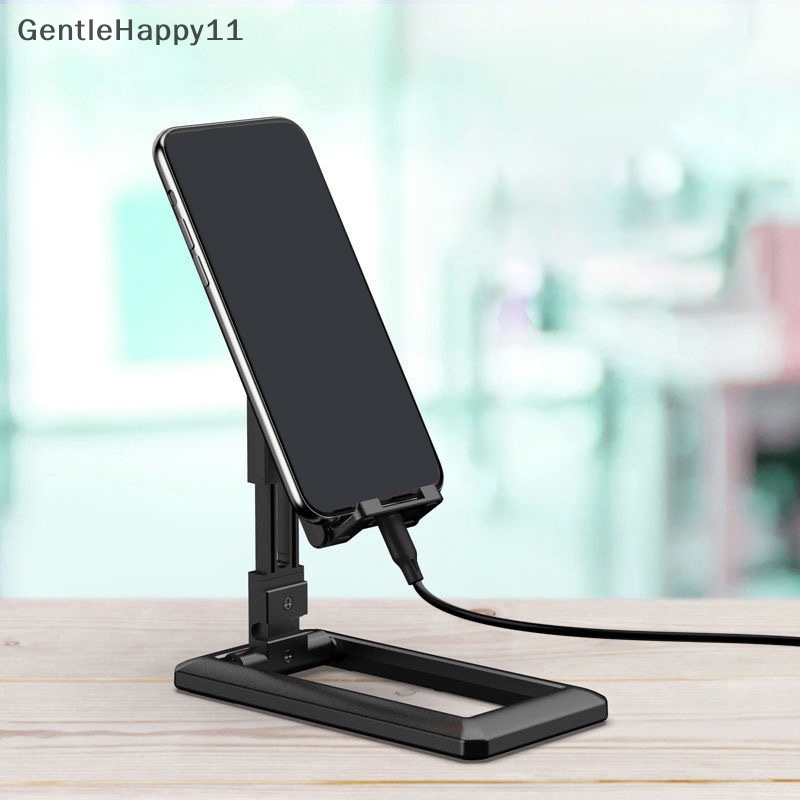 Gentlehappy Tablet Lipat Handphone Desktop Phone Stand Holder Adjustable Desk id