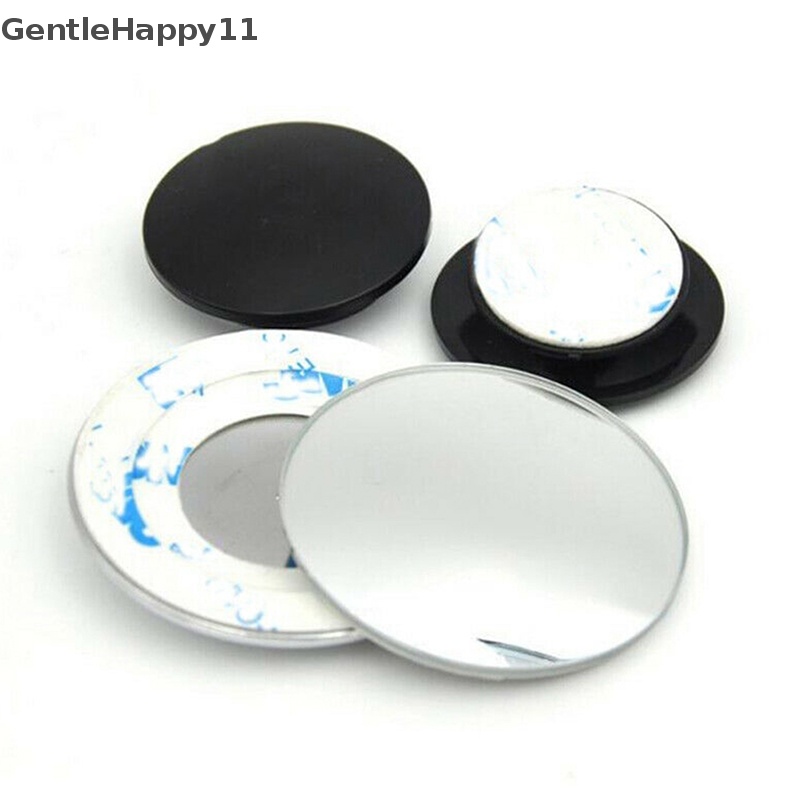 Gentlehappy 2pcs Cermin Penghapus Bintik Blind Mobil Wide-angle Convex Mirror Blind Spot Mirror id