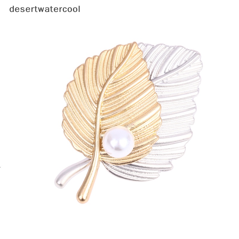 Deid Maple Leaf Bros Logam Vintage Wanita Gadis Menawan Indah Kerah Lapel Pin Fashion Perhiasan Hadiah Aksesoris Pakaian Pesta Martijn