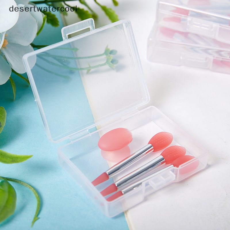 Deid 3PCS Silikon Lip Balms Lip Mask Brush Dengan Sucker Penutup Debu Makeup Brushes Martijn