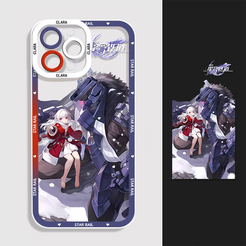 IPHONE Honkai Star Rail Seele Soft Case Kompatibel Untuk Iphone14 13 12 Pro Max 11 XS XR X8 7 6S Plus Casing Ponsel Mini Transparan TPU Silikon Shockproof Cover