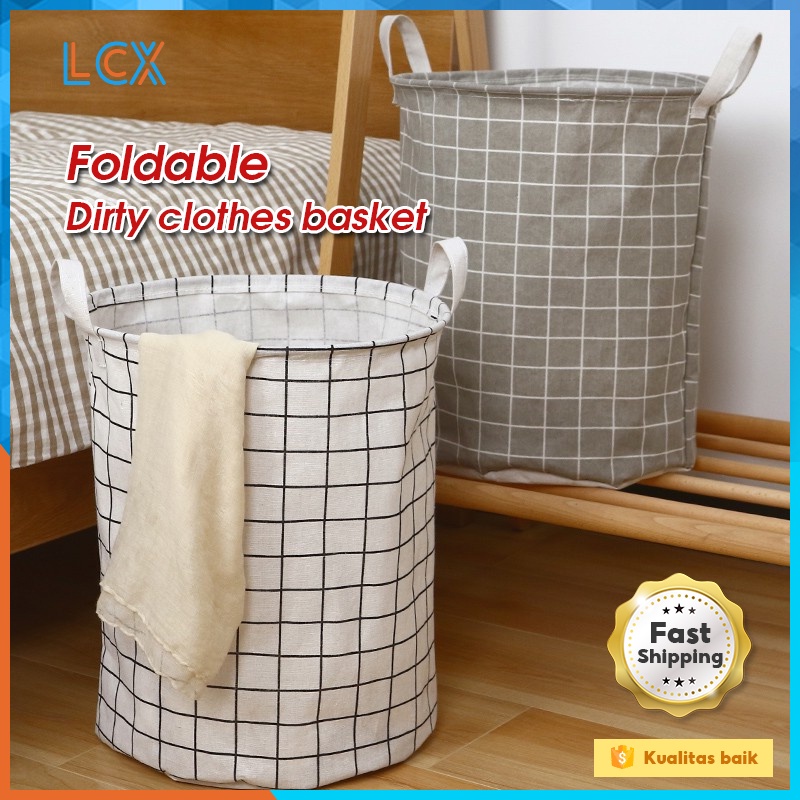 LCX  Keranjang Baju Laundry, Tempat Penyimpanan Pakaian Kotor Waterproff VS-133