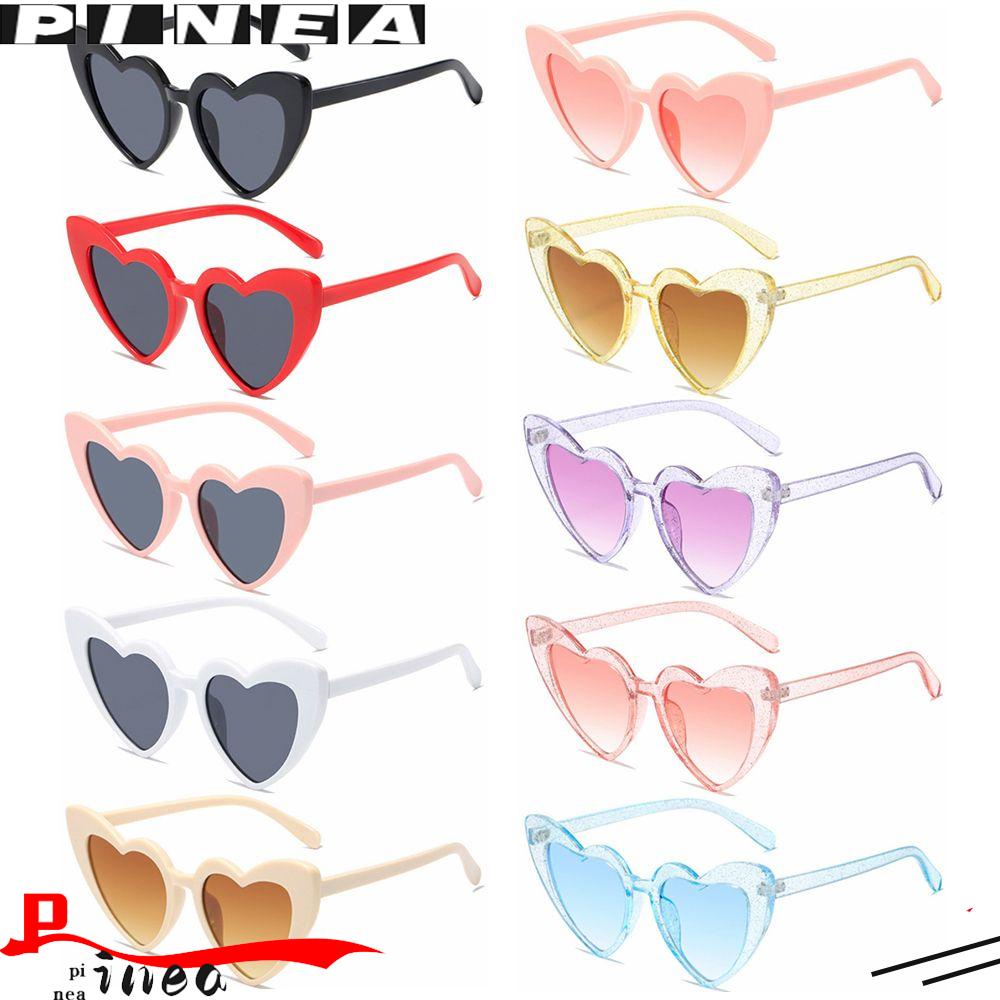 Nanas Kacamata Berbentuk Hati Fashion Wanita Clout Goggle Eyewear