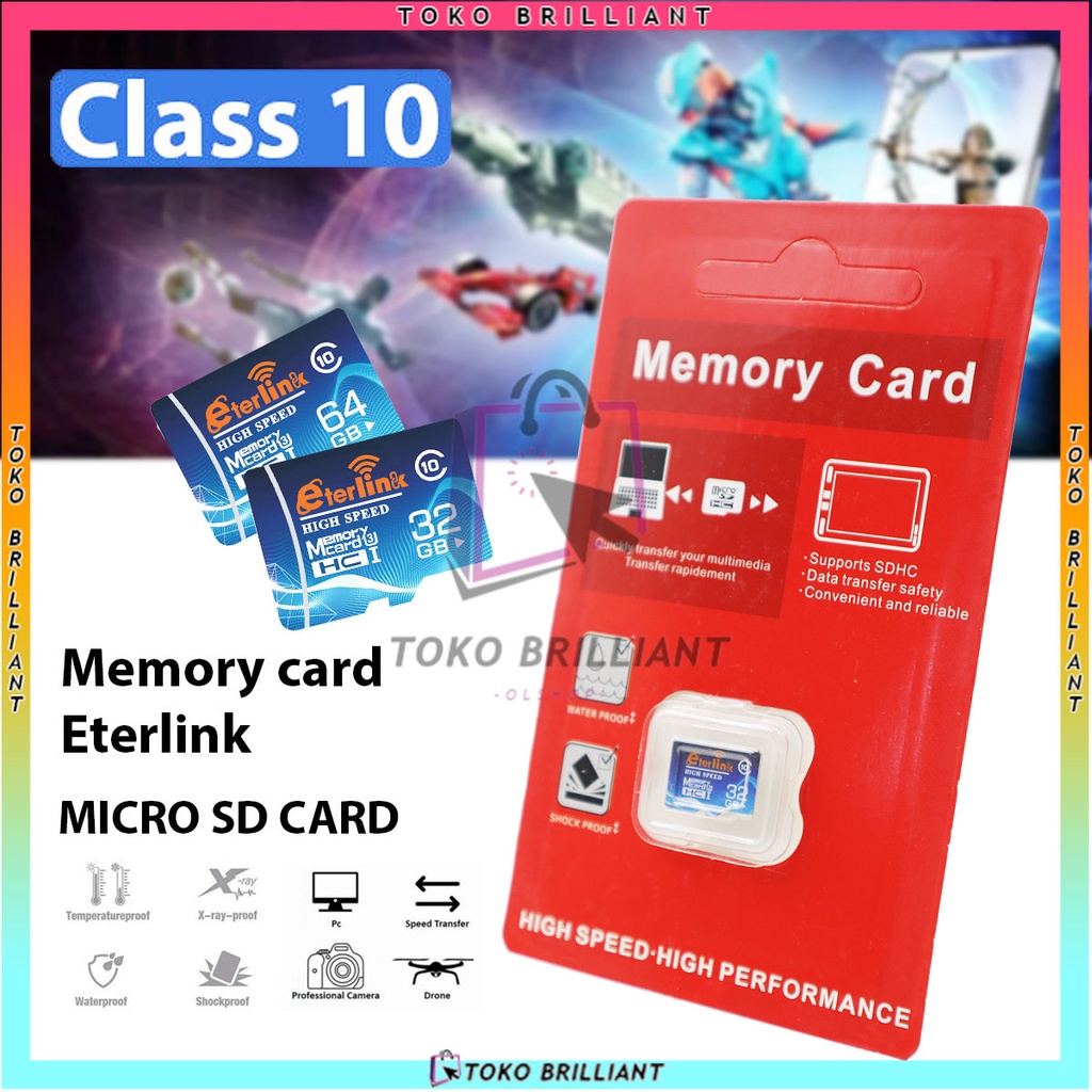 ⓃⒺⓌ ⓅⓇⓄⒹⓊⒸⓉ -  Memori Memory Card Micro SD CCTV/Kamera Class 10 32GB 64GB