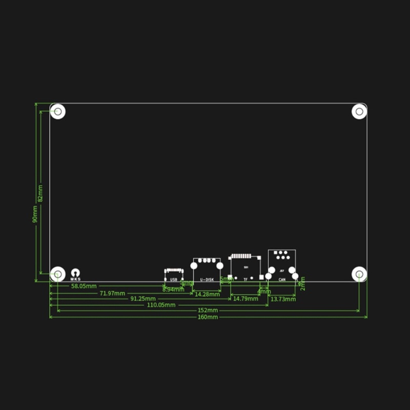 Zzz MKS Monster8 V2 Control Board 8axis Motherboard TS35 Layar Sentuh Printer 3D