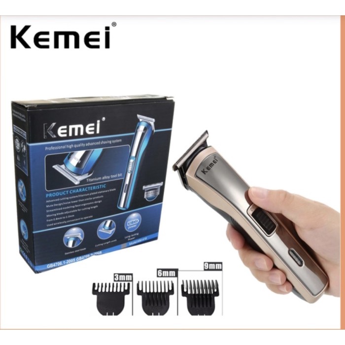 Alat Cukur Rambut Kemei KM-418 Alat Mesin Cukur Rambut,Kumis,Jenggot