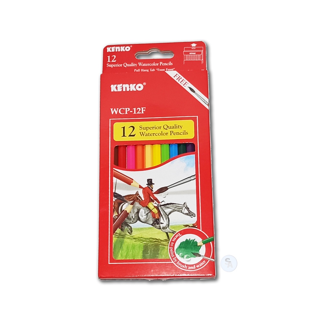 

KENKO - Watercolor Pencils WCP-12F Pensil Warna - Set